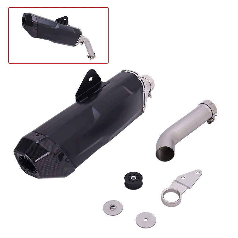 Slip On  For BMW F800 F900 GS ADVENTURE 2024 2025 2026 Motorcycle Exhaust System Escape Middle Link Pipe Muffler No DB Killer