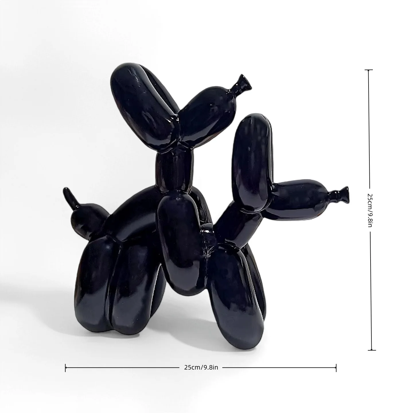Resin balloon poop dog sculpture decoration Creative living room bedroom wine cabinet cartoon animal simple modern decorative