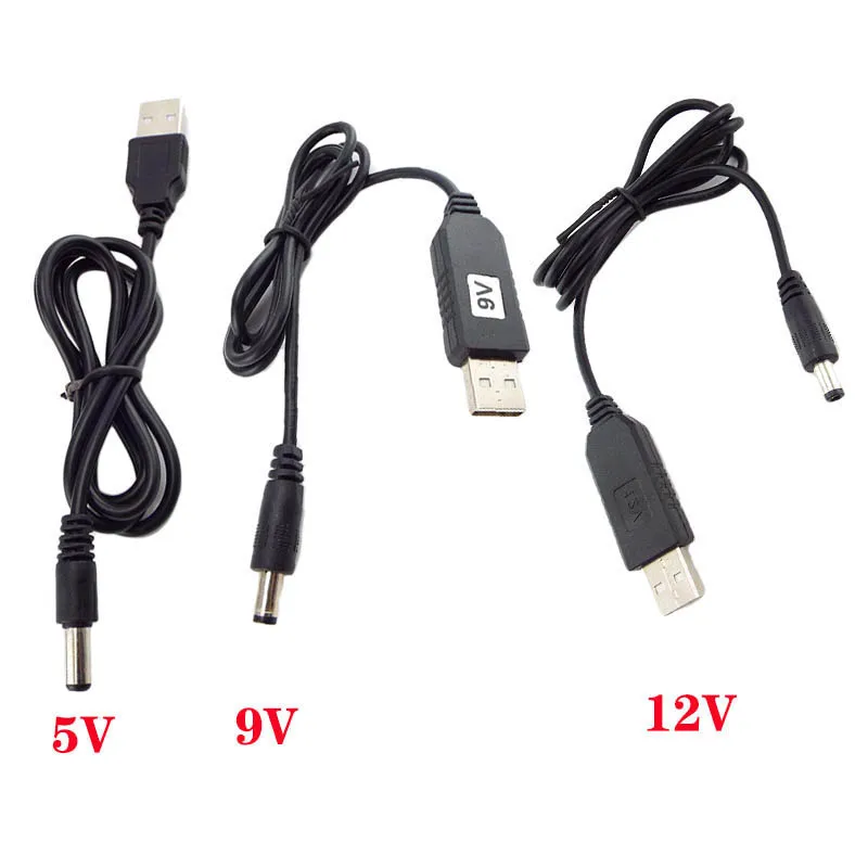 USB to DC Power Cable Universal USB to DC Jack Charging Cable Power Cord Plug Connector Adapter for Router Mini Fan Speaker