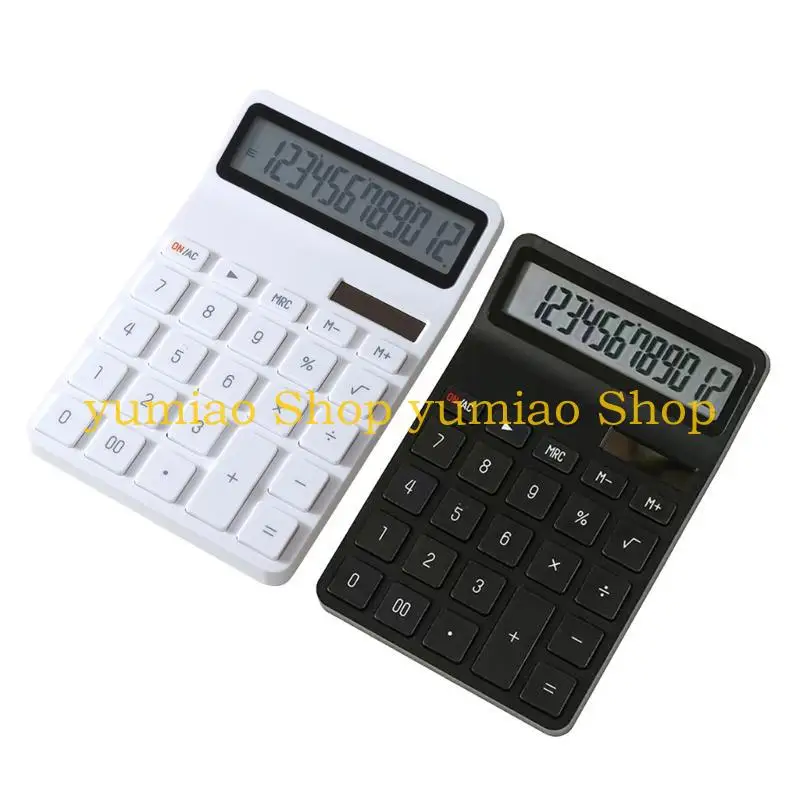 587B 12 Digit Desktop Calculator Lightweighted with Durability for Office and Students Exam Calculations