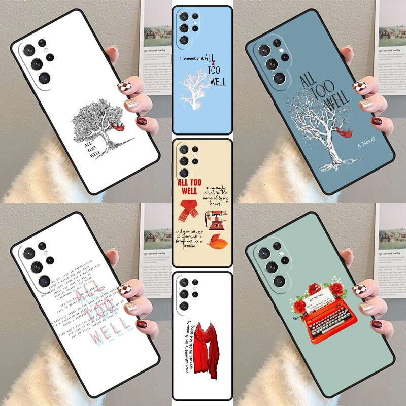 All Too Well Short Film Book Phone Case For Samsung Galaxy S23 S21 S20 FE S24 S22 Ultra Note20 S10 S9 S8 Plus Silicone Cover