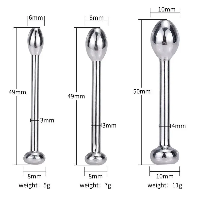 Metal Catheter Urethral Dilators Horse Eye Stimulator Penis Plug Stainless Steel Sex Toys for Men Catheters Sounds Adult Product