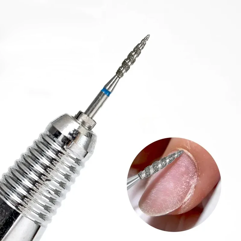 الماس المعادن مسمار لقمة ثقب مزيل الجلد الميت رمح القرص ملف القدم الكالس لصالون الأظافر طحن تلميع أدوات مانيكير