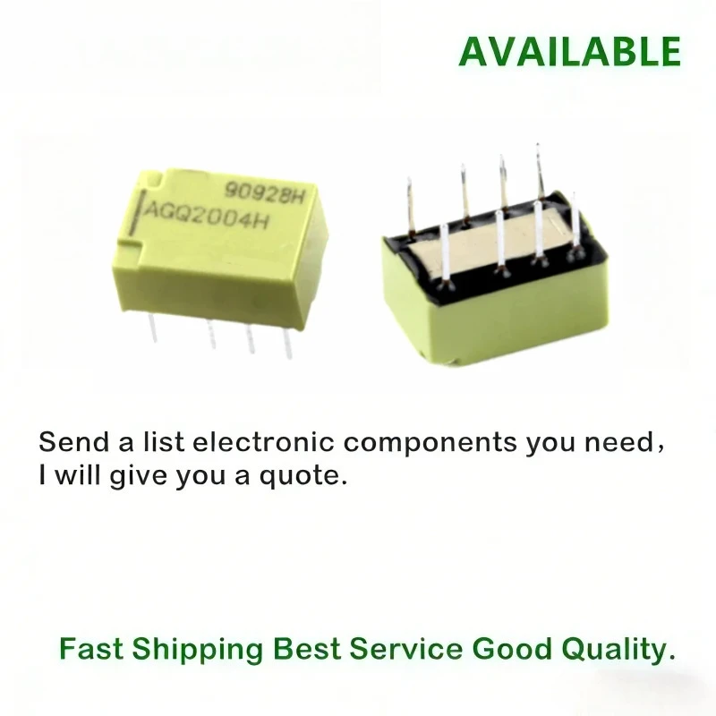 5PCS/Lot Original AGQ2004H/20012/20024 8-PIN two-open two-close 2A 8-pin signal Relay