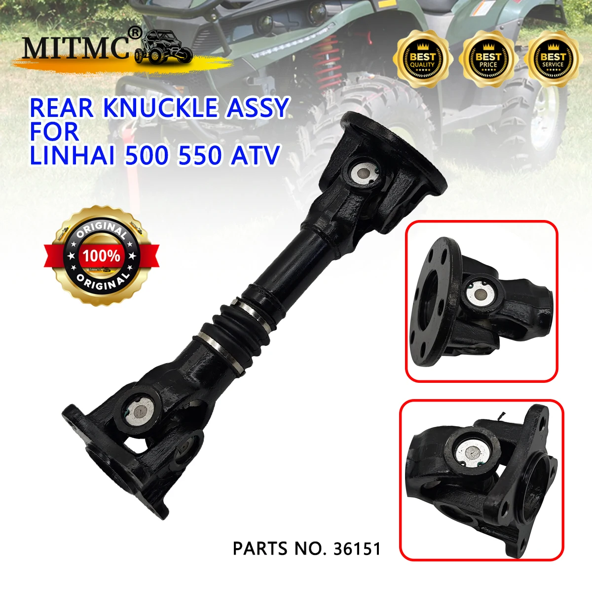 

REAR KNUCKLE ASSY For Linhai500 550 ATV 500-D M550 M550L ATV 36151