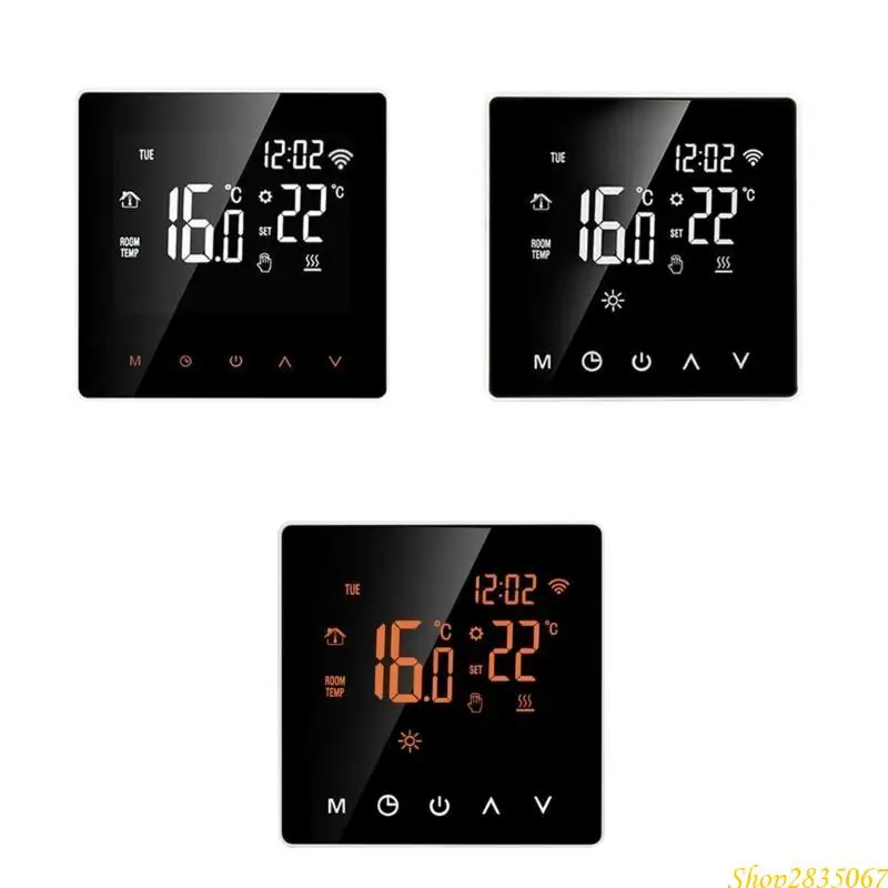 

Умный термостат с ЖК-экраном, Wi-Fi, программируемый контроллер температуры для электрического отопления, экономия энергии, 831F