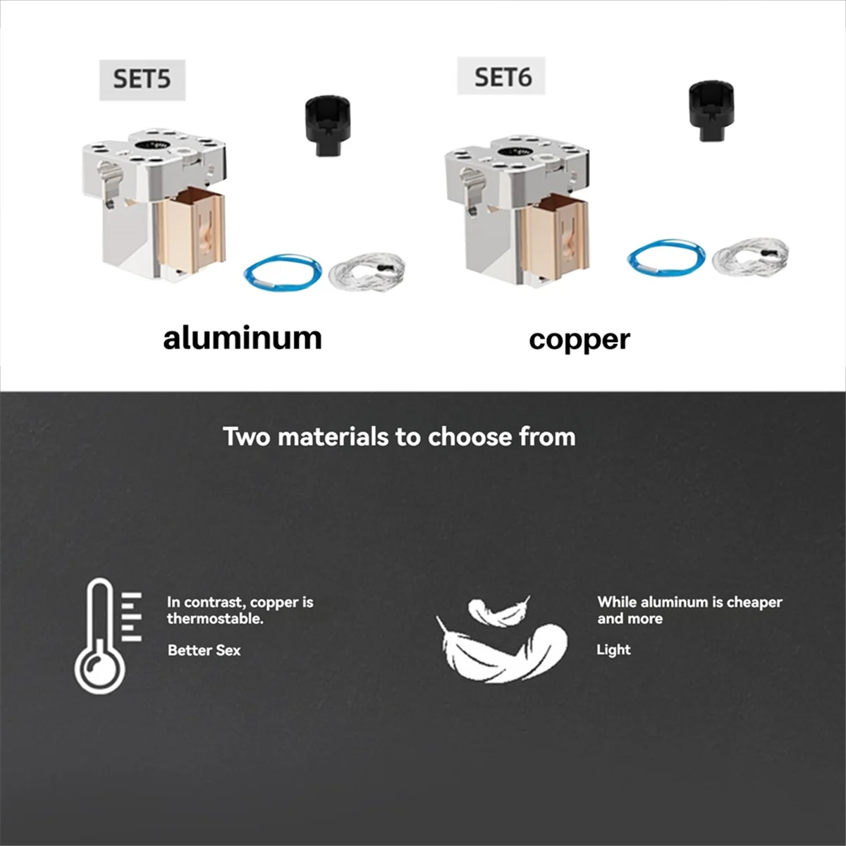 BISMZ كتلة سخان طابعة ثلاثية الأبعاد عالية الأداء ، لـ CHP كريزي بركان سخان كتلة 82 واط أنبوب التدفئة ملحقات طابعة ثلاثية الأبعاد أ