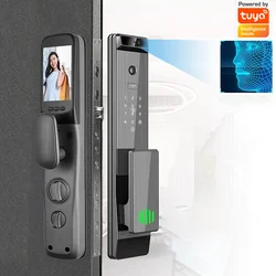 Tuya Wifi Face Recognition Door Lock Finger Vein Electronic Smart Door Lock Fingerprint Home Anti-theft Auto Remote Control Lock