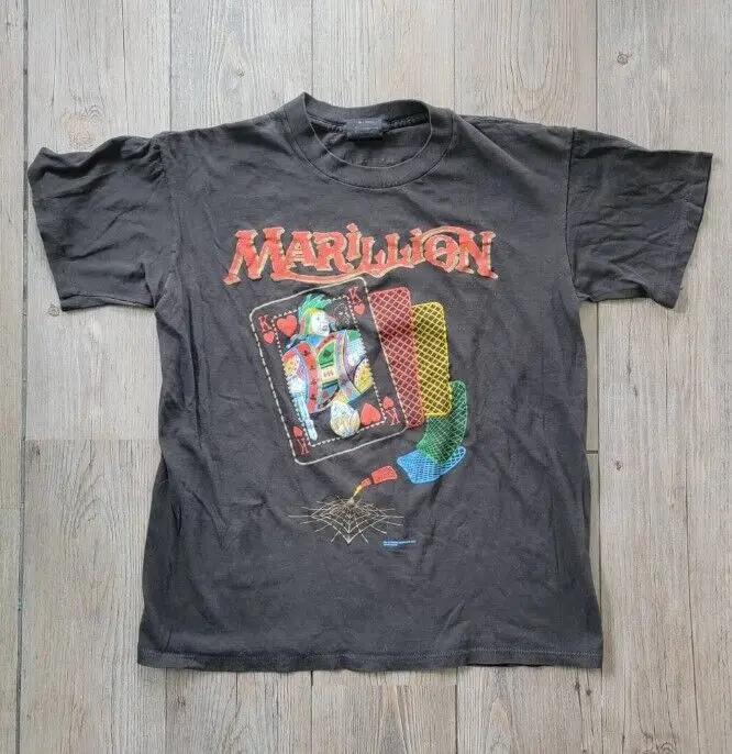 Rare Marillion Band T Shirt 1986 North American Tour remake TE7493