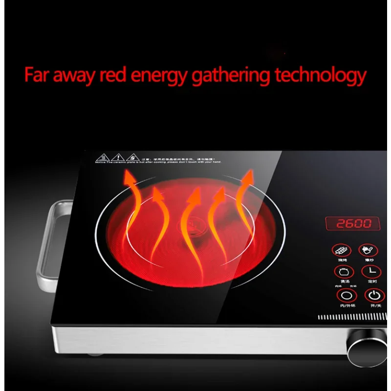 Electric ceramic stove for home cooking, barbecue, hot pot, tea making, intelligent induction cooker