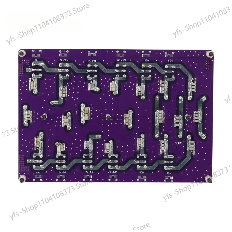 Low Pass Filter Board Shortwave HF 10 Band Low-pass Filter 1500W 50Ω 1.8-54MHZ Support SSB CW FM