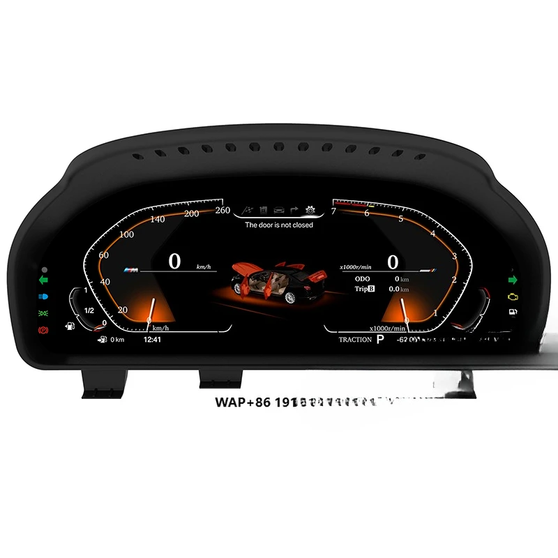 

12.5" Latest Car LCD Digital Dashboard Panel Instrument Cluster Cock Speedometer for F10 F11 F12 F18 F07 F13 F01 F02 F03
