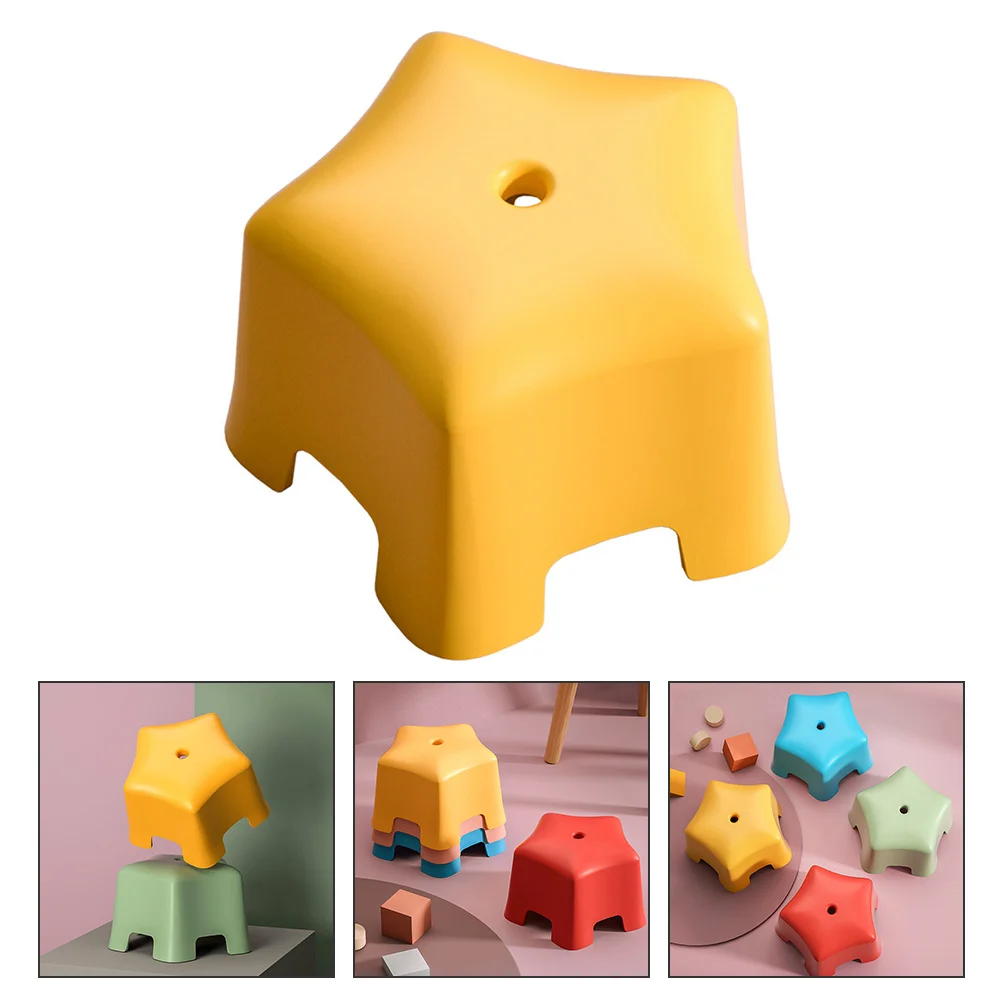 1 قطعة مقعد غير قابل للانزلاق مسند للقدمين أثاث منزلي محمول مقعد لون مشرق تصميم فريد عملي لغرفة النوم #1