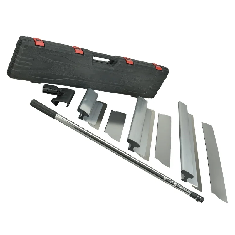 

Drywall Skimming Blade Set Stainless Steel Finishing Smoothing Tool Spatula Blade Wall Plastering Tools