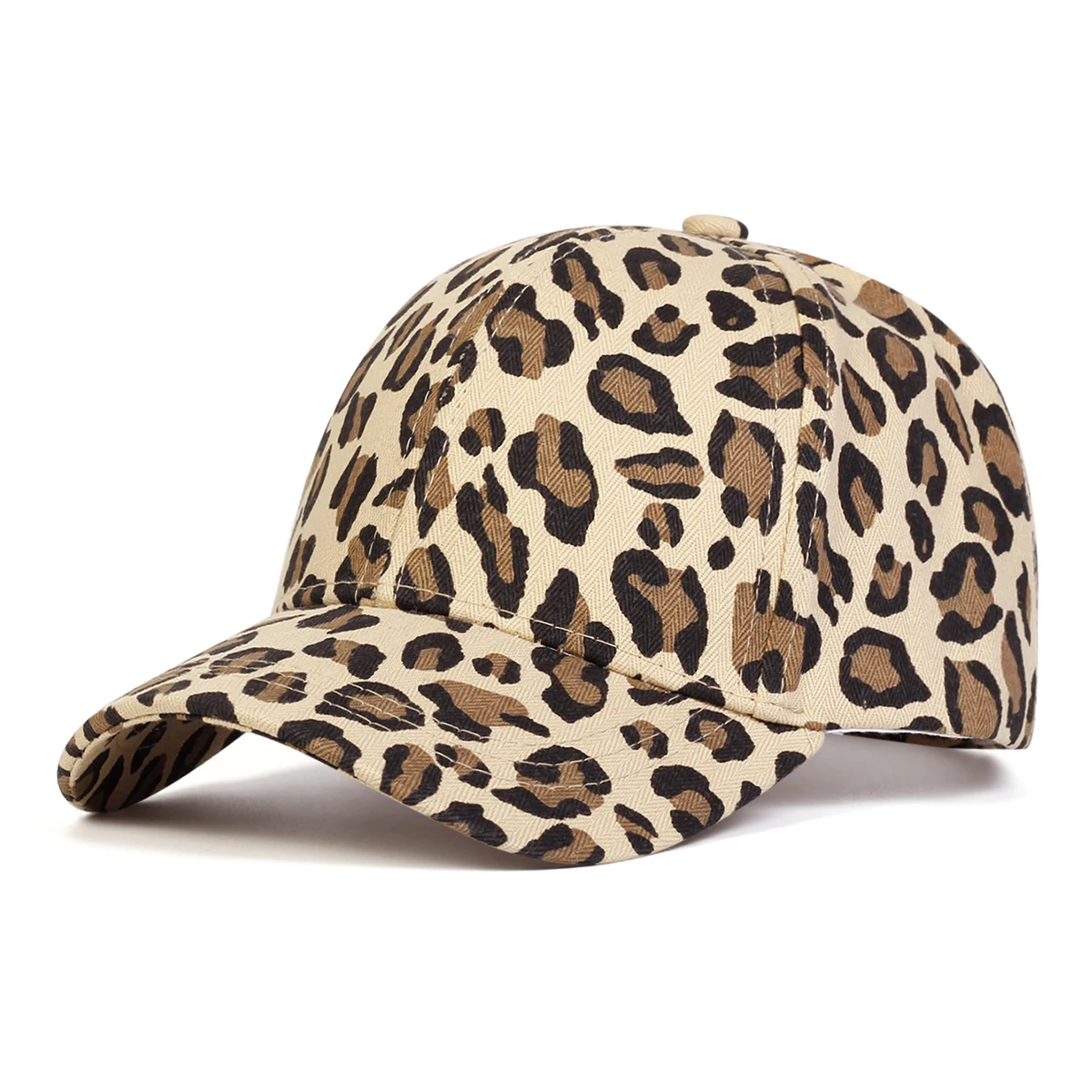 Children Leopard Print Baseball Caps Spring Autumn Outdoor Adjustable Casual Hats Boy Girl Travel Sunscreen Hat