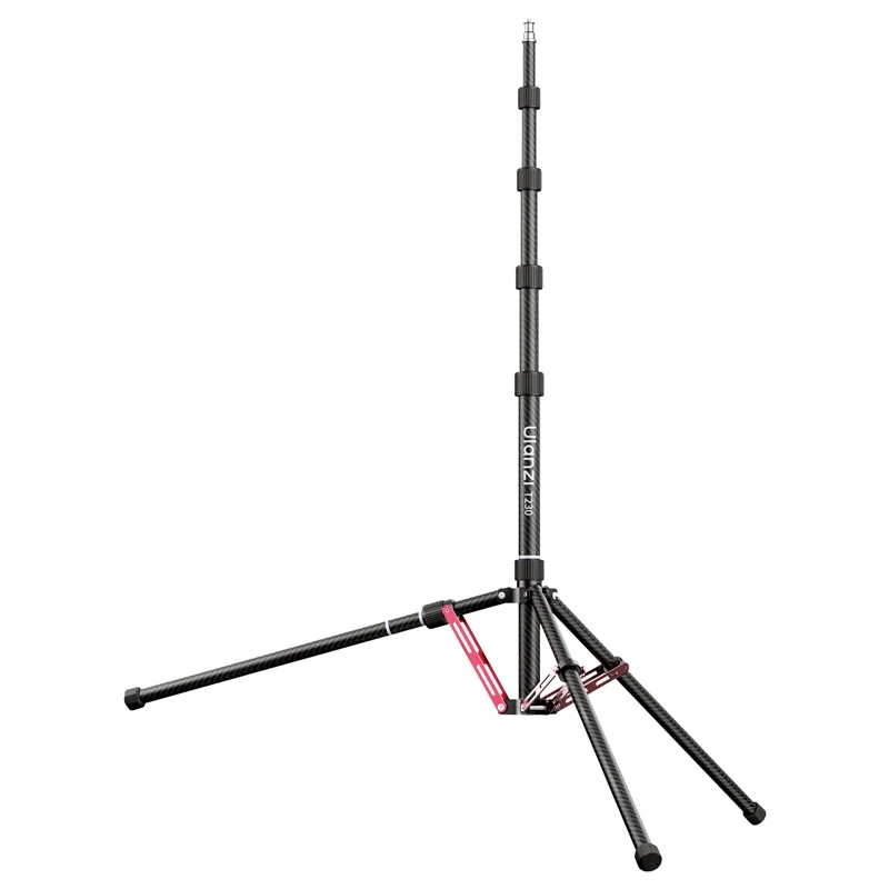 

Ulanzi T230 Реверсивная подставка для ножного освещения 2,3 м 5 кг, штатив с нагрузкой для COB, кольцевой светильник, заполняющий свет, камера, софтбокс, съемка на открытом воздухе