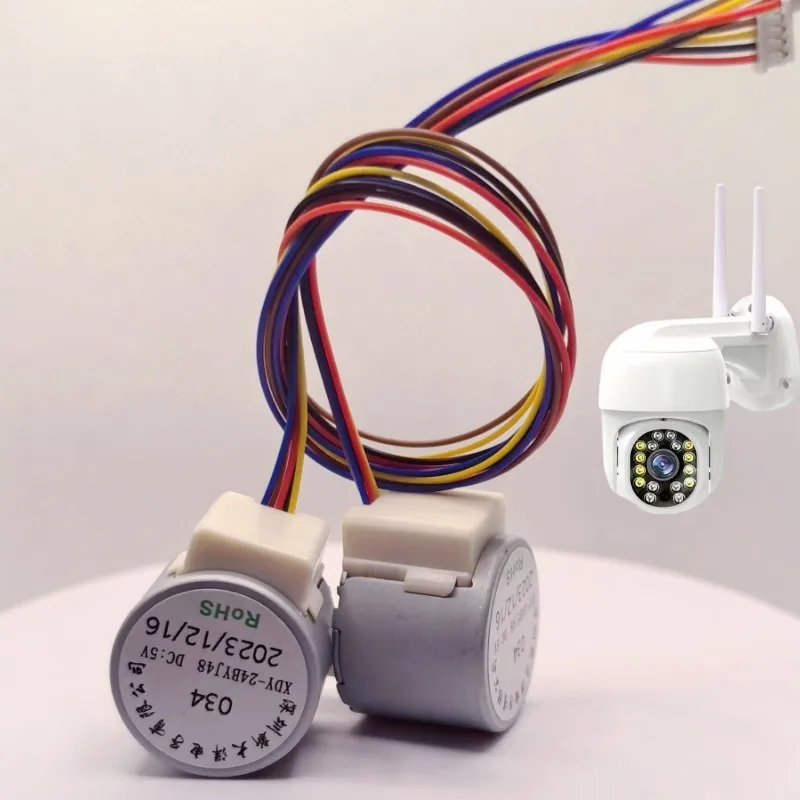 24BYJ48-034 5V 12V Stepping Verzögerung Überwachung Kamera Projektor Bühne Licht Intelligente Vorhang Motor – Detail 6