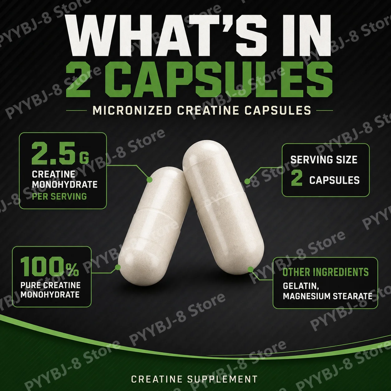クレアチンモノハイドレートサプリメント 60粒 ベジタリアン - Pre Workout Supplement のレビューと価格