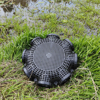 6/8hole Black Fish Crayfish Catcher  Fish Mud Eel Loach  Net Outdoor Fishing Plastic Cage Container Fishing Traps