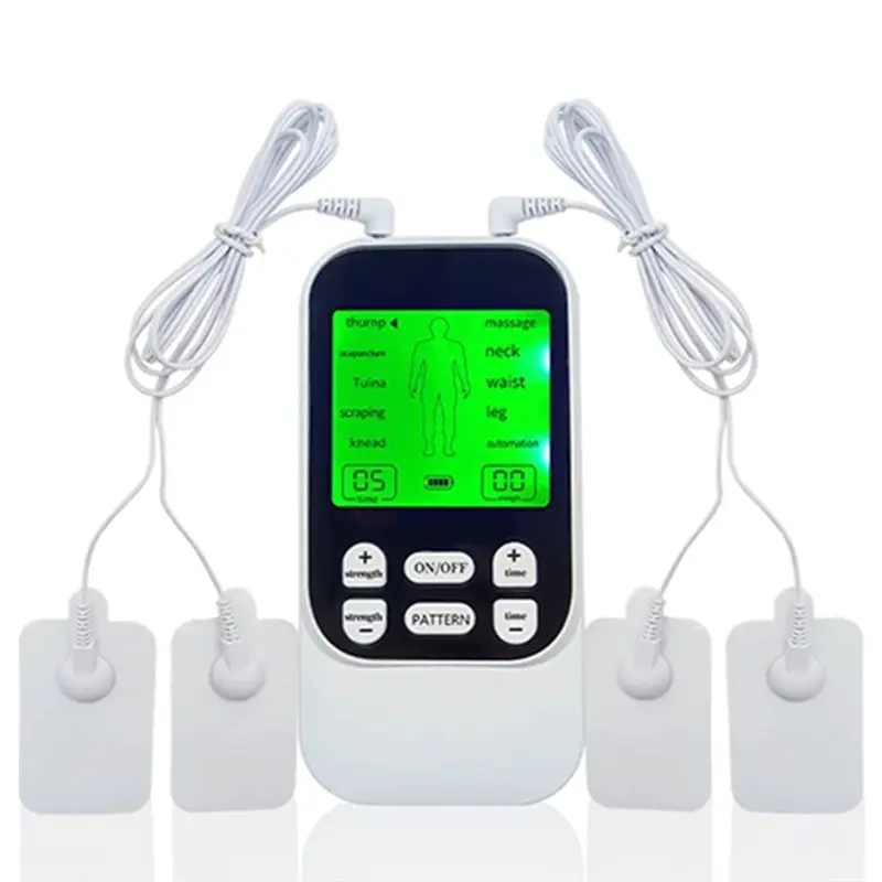 

ABKR-Human Pulse Massage Релаксационный стимулятор мышц 10-режимный EMS Устройство для облегчения человеческой терапии плеч, шеи и спины