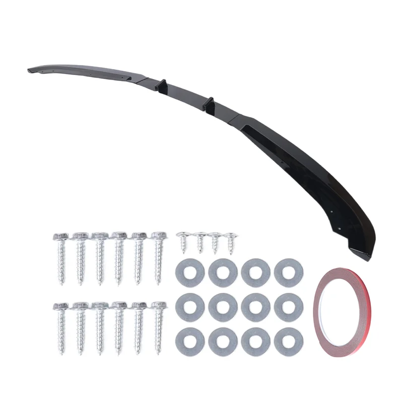 

3Pcs Car Front Bumper Splitter Lip Diffuser Spoiler Cover Guard For BMW 3-Series E90 E91 LCI 320I 330I 2009-2012