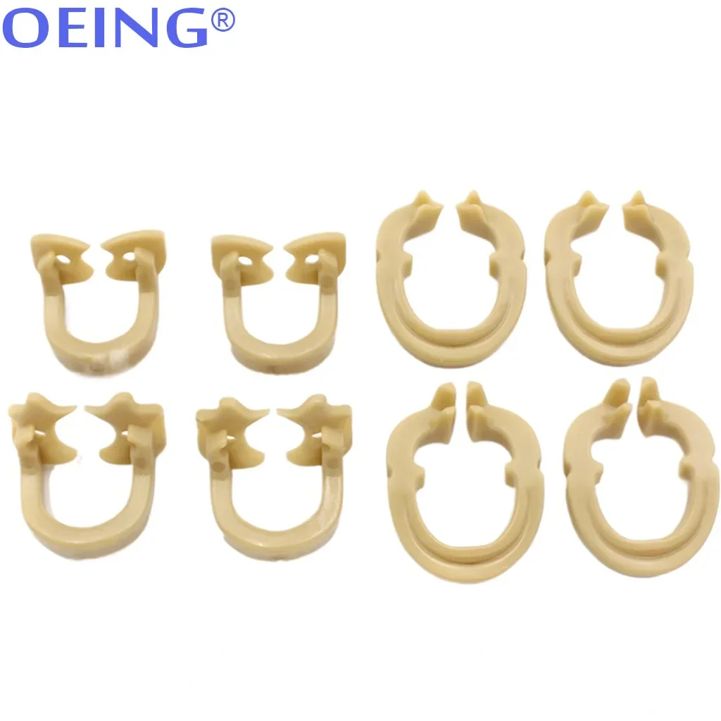 Dental Rubber Dam Clamps Matrix Fixed Clamp Long Short  Resin Matrix Ring Clips Autoclavable For Dental Lab Dentist Product