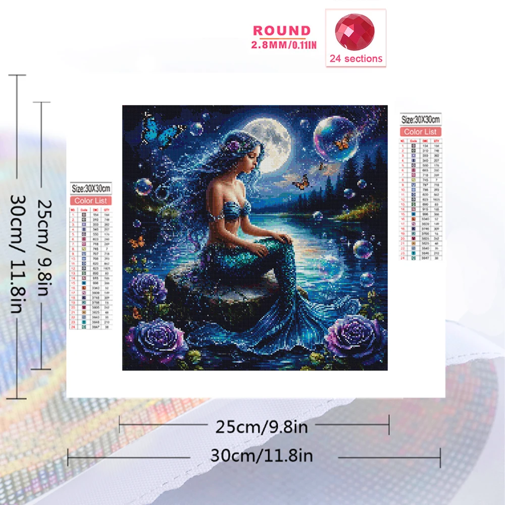 Lukisan Mozaik Berlian EverShi - Embroidery Rose ulasan dan harga