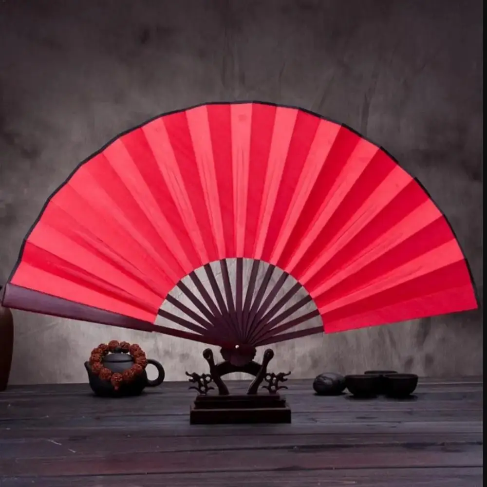 

28 см китайский веер тай-чи, разноцветный DIY танцевальный веер, пластиковая кость, шинуазри, подарок, ручной складной сценический веер