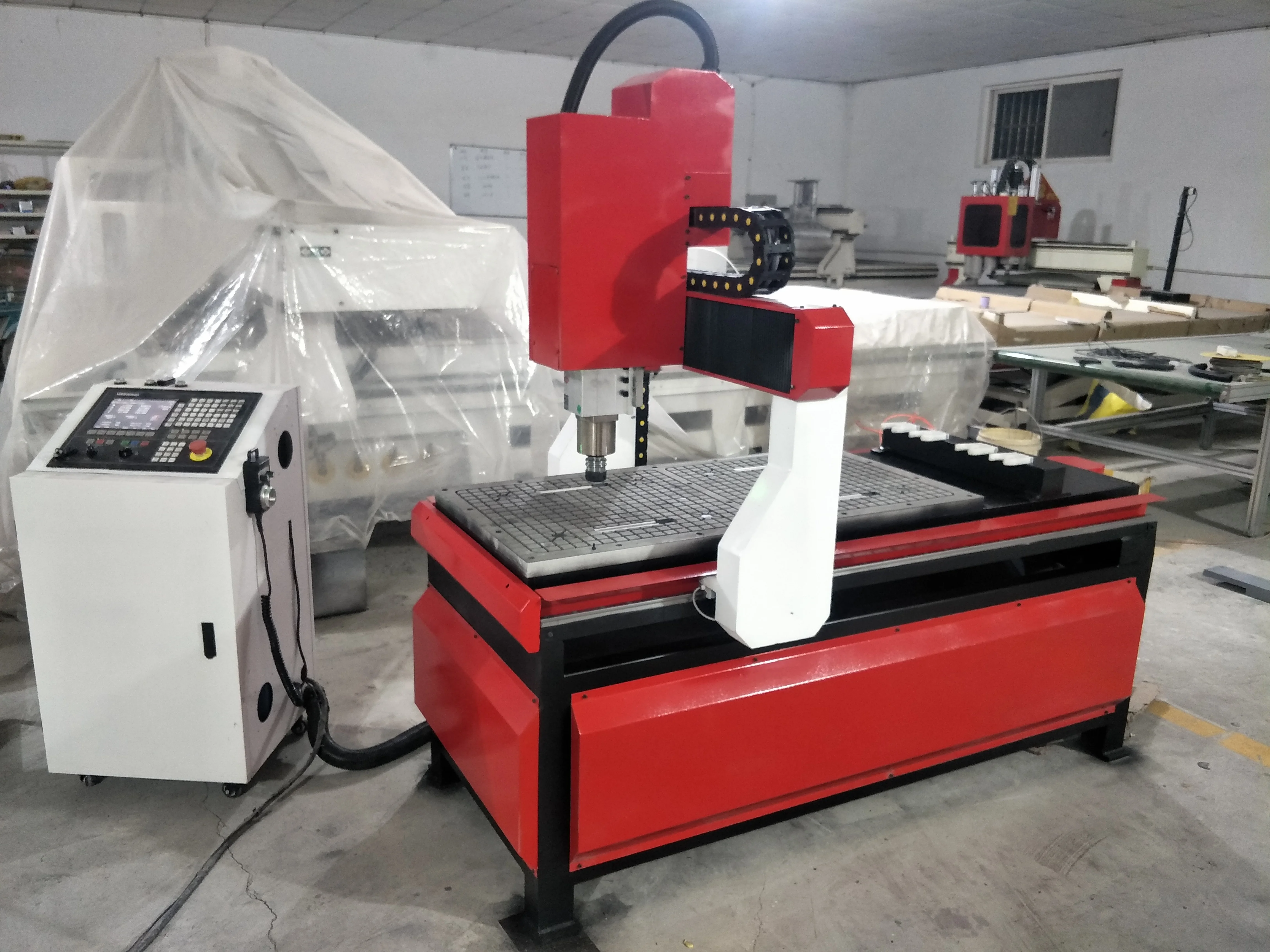 Hot Selling ROBOTEC Professional CNC Router 6090 ATC stone router/automatic wood milling machine change tools