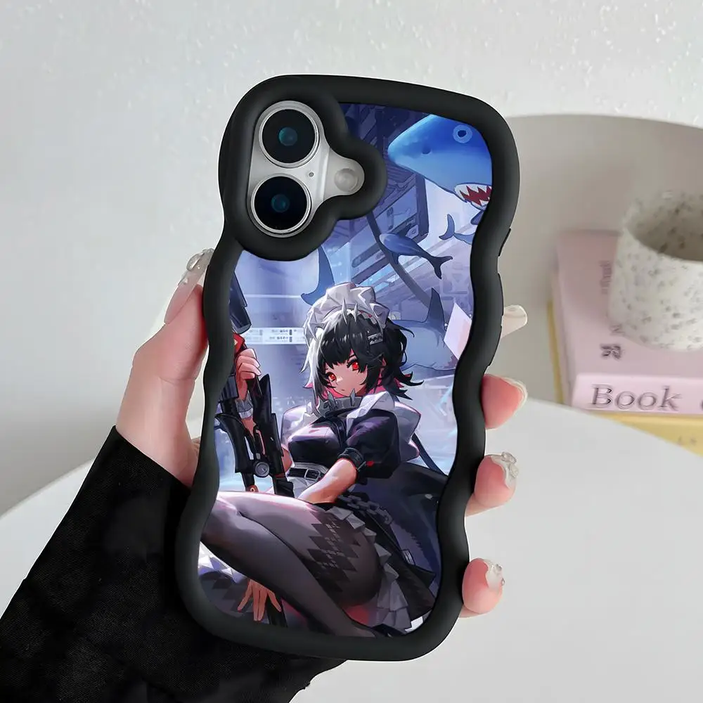 

Zenless Zone Zero Ellen Joe Phone Case for iPhone 17 16 15 14 13 12 11 Air Pro Max Plus Wavy Edge TPU Colorful Cover Pretty