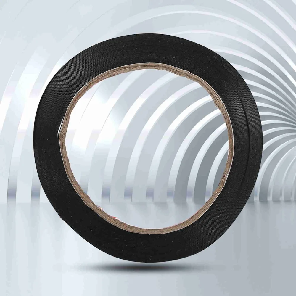 4pcs Strong Adhesive Double Sided Foam Tape 10M Length Black Self Adhesive Foam Tap 2mm Width Electrical Insulating Tape