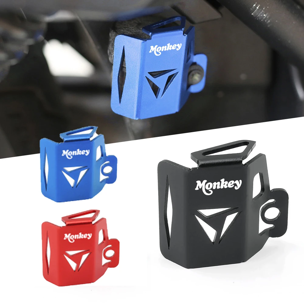 

For Honda Monkey Z125 Z120 Z 120 125 Monkey125 DAX125 2018 2025 Rear Brake Fluid Reservoir Guard Cover Protection Accessories