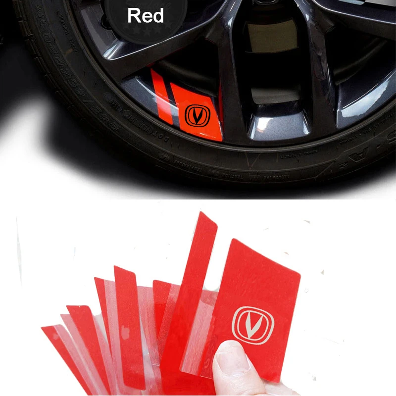 6Pcs Car Wheel Sticker For Changan CS75 PLUS CS95 CS35 alsvin CS15 CS55 Eado Auto Accessories