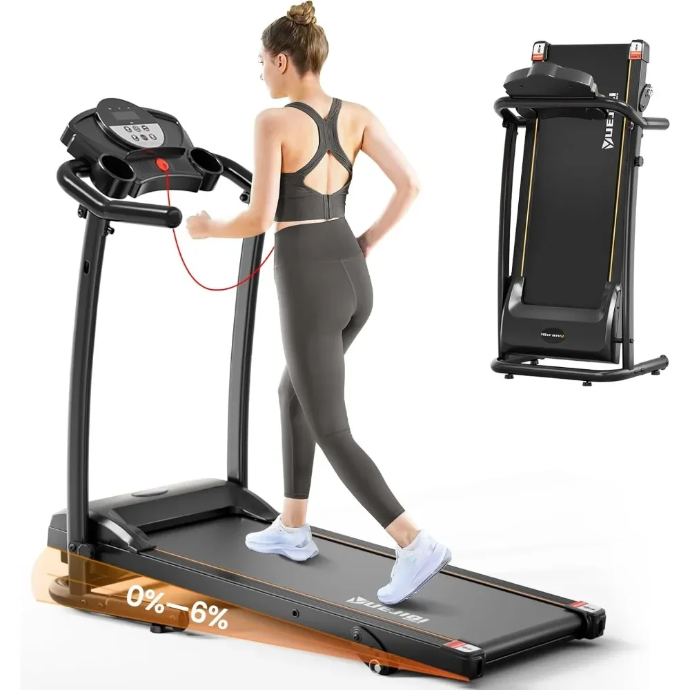 

Treadmills for Home, 3.0HP Folding Treadmill with Incline, Small Space Portable Running Machine, 240 Lbs Capacity with 12 Preset