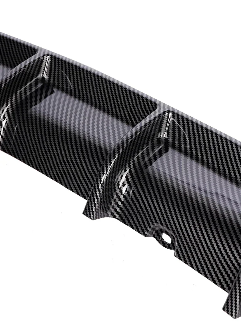 Nero lucido M Sport diffusore in fibra di carbonio per BMW serie 3 F30 F31 F35 2012-2019 M Performance paraurti posteriore diffusore a labbro