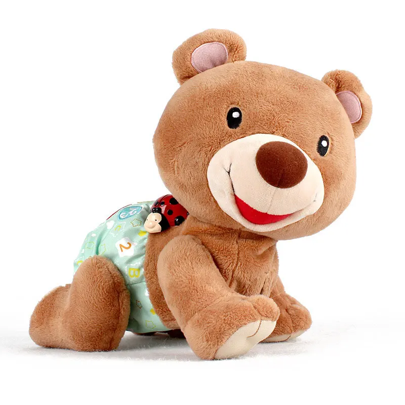 Baby Crawling Learning Bear Toys canta canzoni Electronic Pet Toddlers Climb giocattolo musicale Montessori per neonati Kid Early Education