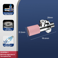 Diiib 4 Points Faucet Inlet Valve G1/2 Angle Valves PPO Independent Waterway Water Heater Kitchen Sink Bathroom Accessories