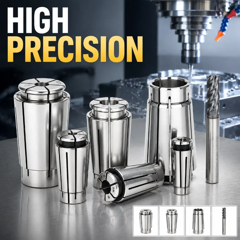SK10 High Precision Spring Collet CNC Machine Elastic Chuck Machining Center Tool Holder 40Cr Alloy Lock Nozzle Sturdy Milling