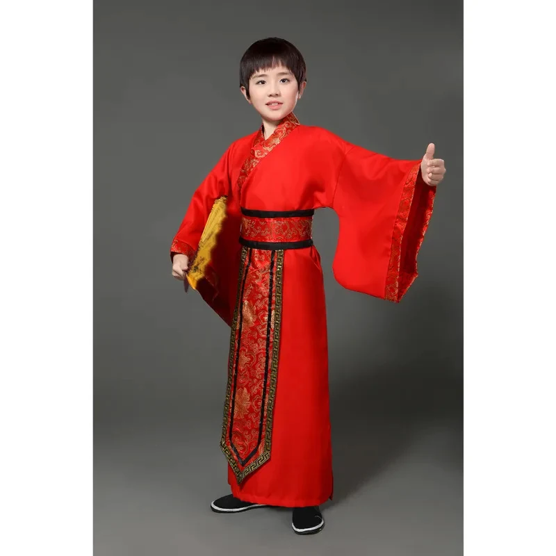 

★Halloween Cosplay boys ancient costume chinese traditional tang hanfu dress child clothing ♥ All corners of the country