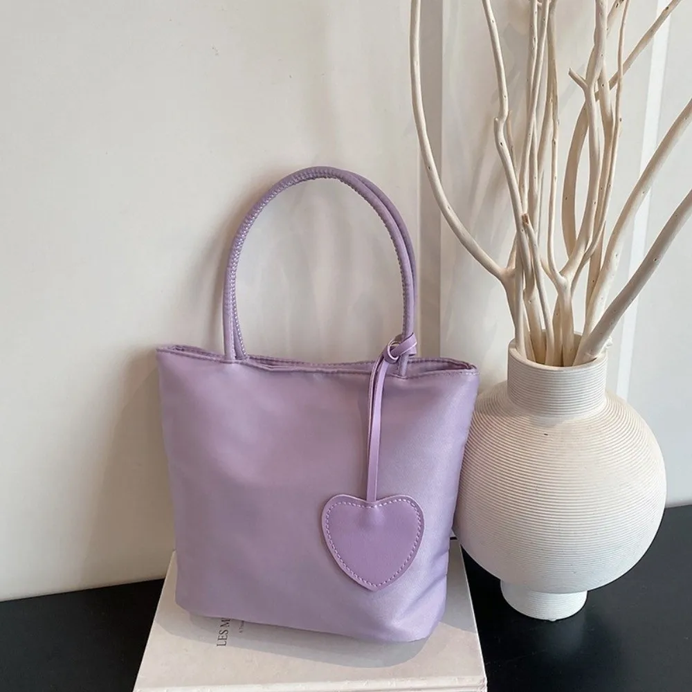 New Macaron Color Mini Tote Bag Lightweight All-match Design Nylon Handbag Mini Women's Handbag For Women