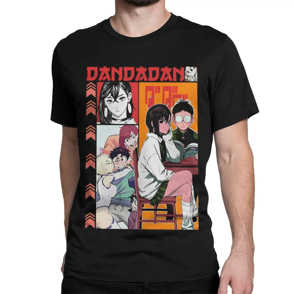 Novelty Dandadan Ken Takakura Momo Ayase T-Shirt Men Women's 100% Cotton T Shirts Anime Short Sleeve Tee Shirt Graphic Clothes