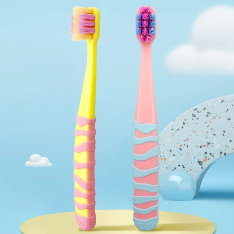 2-12Y Kids Colorful Toothbrush  Training Toothbrush for Girls Ultra Soft Toothbrush Theeth Cleaner  Children Toothbrush