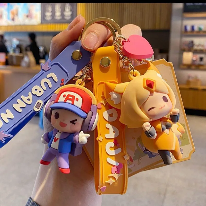 

Honor Of Kings Game Периферийный мультяшный брелок Luban No.7 Angela Li Yuanfang Cai Wenji Атрибут Игрушка Кукла Брелок Подвеска