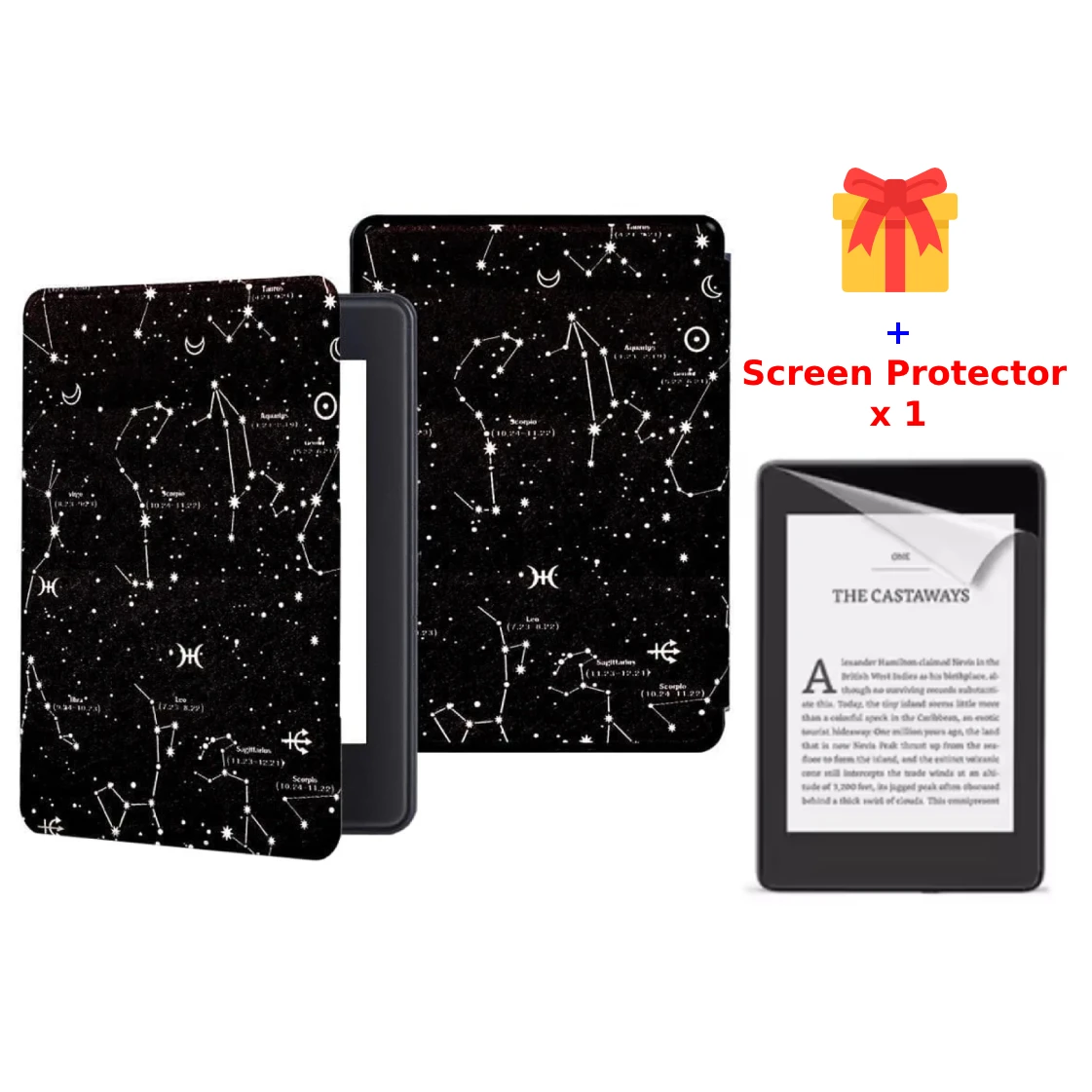 For Kindle Paperwhite 11th Gen Case + Screen Protector 6.8