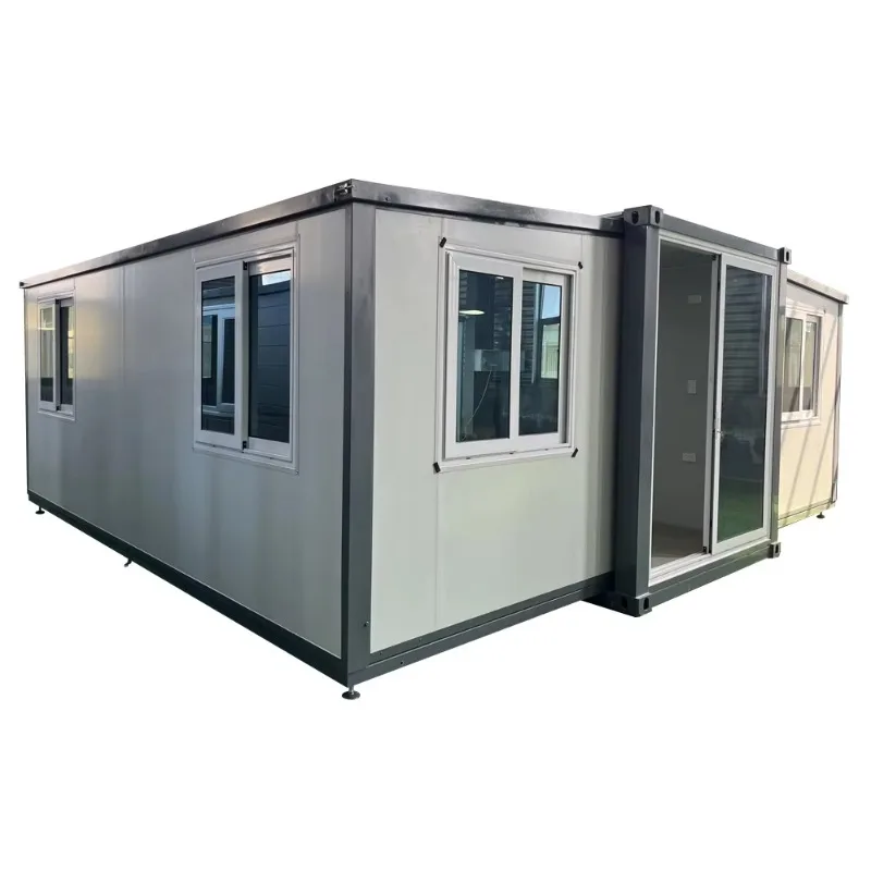 Factory Direct Supply Modular House Tiny Home Prefabricated 20Ft Prefab Steel 2 Bedroom Expandable Container House