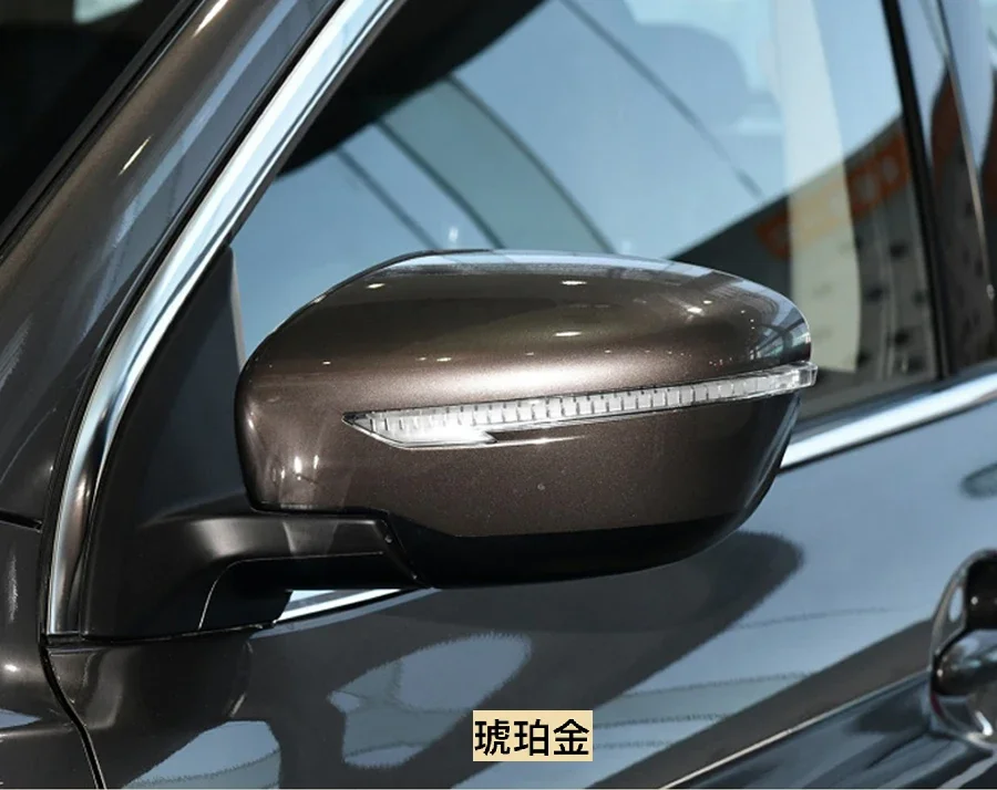 For Nissan X-Trail / Qashqai 2014 -2022 Car Accessories Side Mirrors Cover Rearview Wing Mirror Cap Color Painted