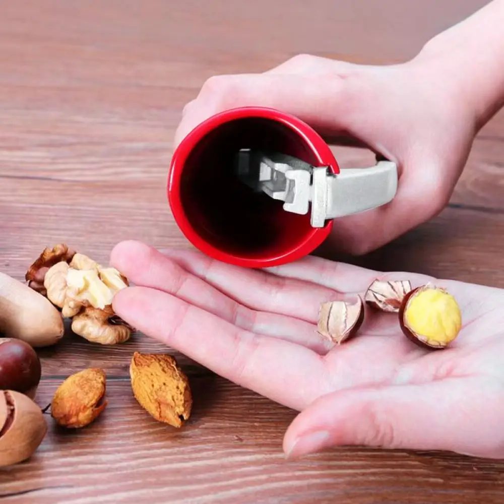 Reliable Walnut Cracker Plastic Nut Opener Chestnut Shelling Gadget Durable Pecan Pliers Kitchen Accessory Home Cooking Tool