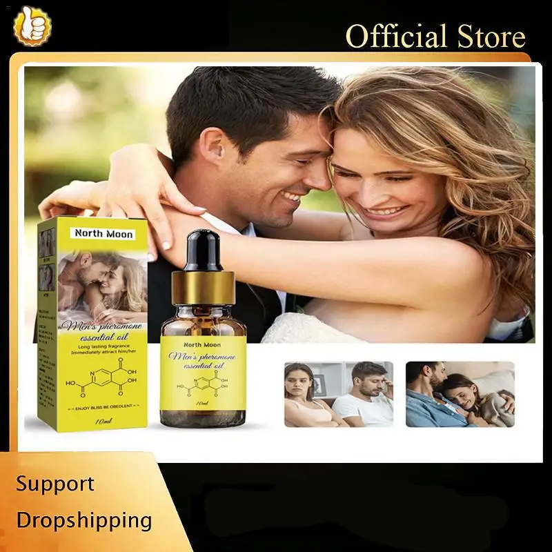 Pheromone Perfume Oil For Men Long-lasting Natural Refreshing Body Perfume Pheromone Essential Oil 10ml Attract Woman