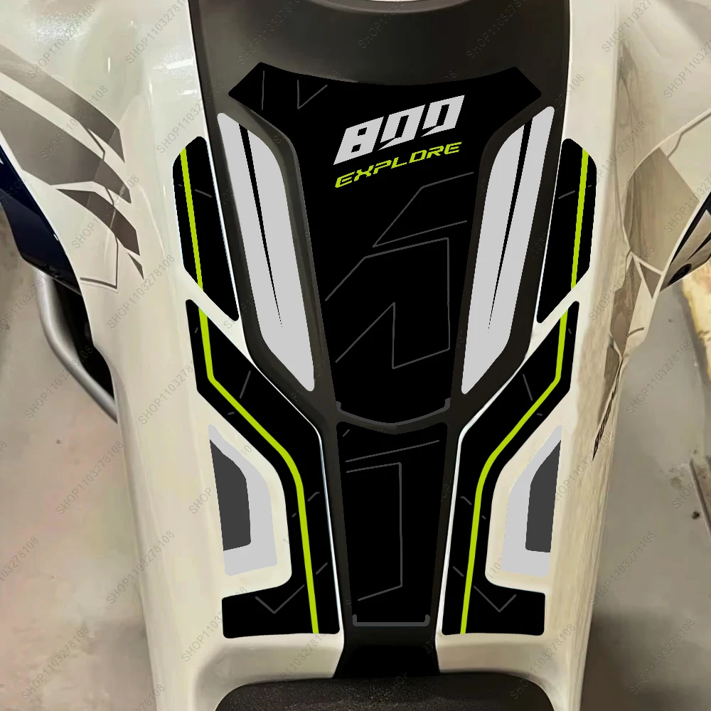 สติ๊กเกอร์กันรอยถังน้ำมันมอเตอร์ไซค์ CFMoto 800MT Explore 2023 2024 รุ่นลิมิเต็ดอิดิชั่น แบบ 3D เจลเรซิ่น ลายตกแต่งใหม่