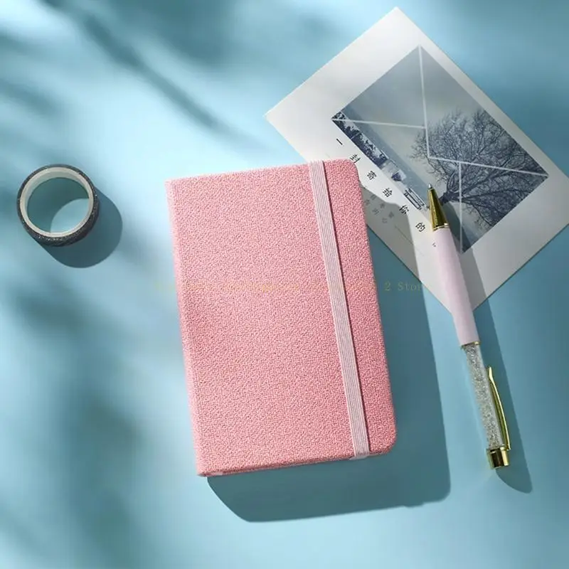 Tragbares PU Leder Cover Diary Book Papier Vokabular Notebook Englische Wort Notizblock Hand Memo Book